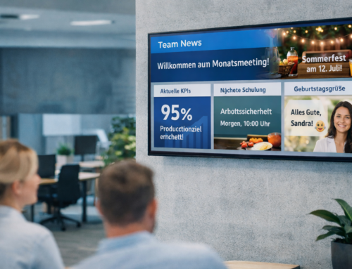 Digital Signage für bessere Mitarbeiterkommunikation