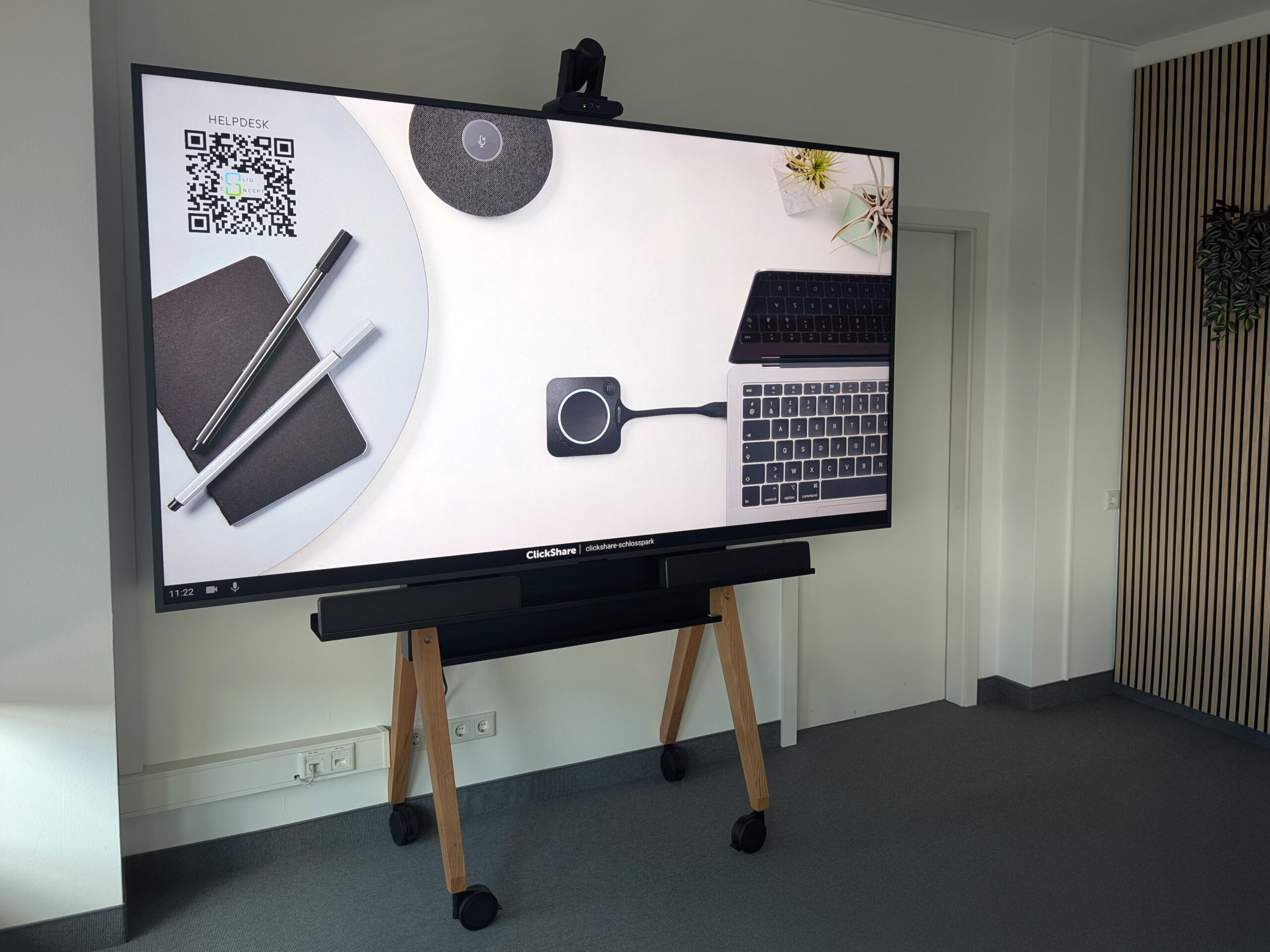 Meetingraum mit Stele bei GOPA Consulting